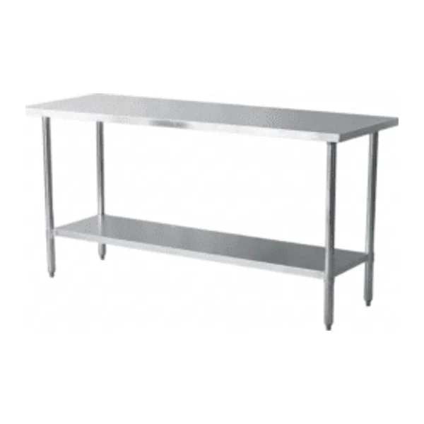 Mesa de Acero Inoxidable 120x60 cm estante | Jameco WT-1200CE