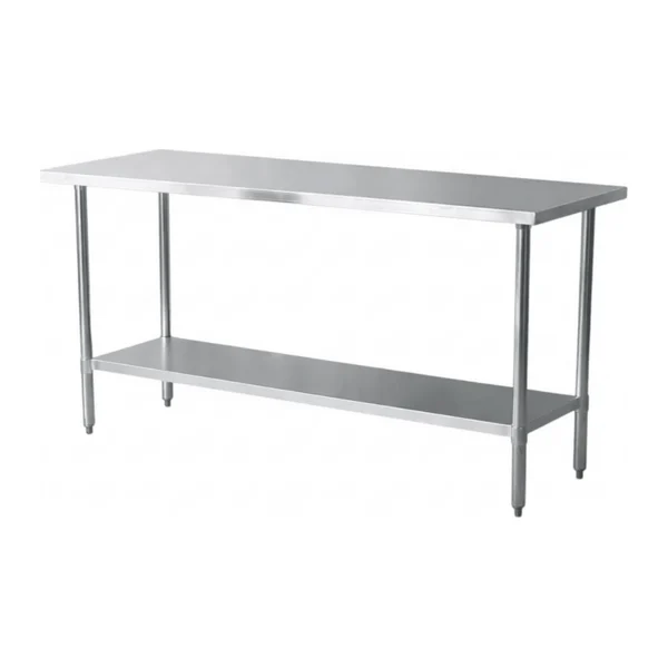 Mesa de Acero Inoxidable 120x60 cm estante | Jameco WT-1200CE