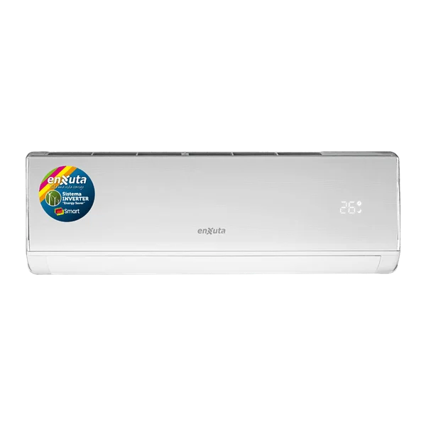 Aire acondicionado Enxuta Smart Inverter 24000 BTU vista frontal del split interior