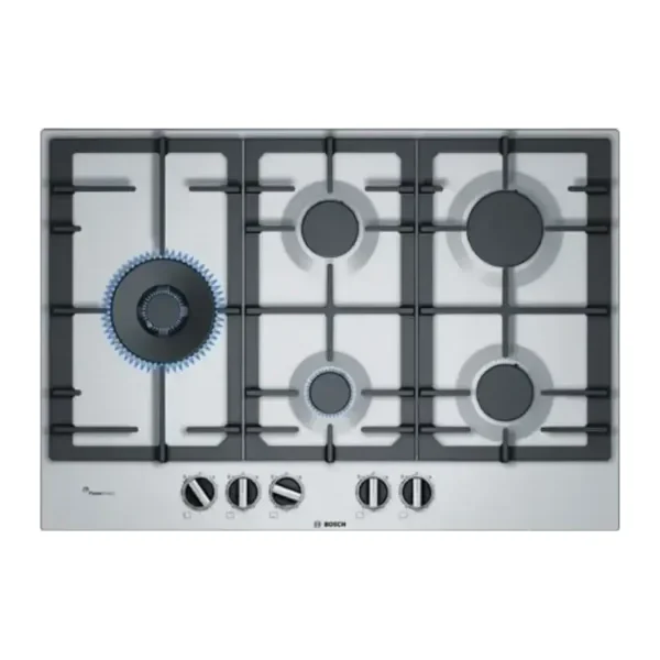 Anafe a gas 5 quemadores 75 cm | Bosch PCS7A5B90
