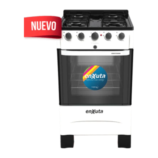 Cocina combinada multigas 4 hornallas | Enxuta CENX27200HEW