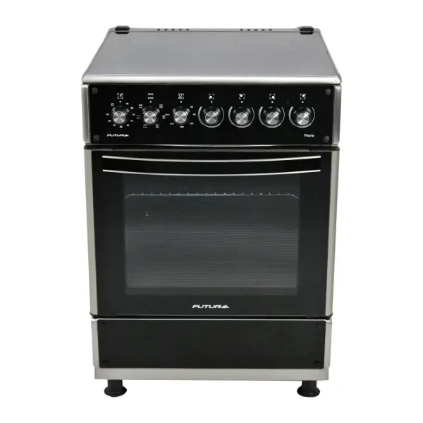 Cocina vitrocerámica 60x60 con horno 65 L | Futura FUT-60VC4G