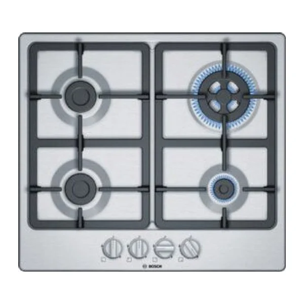 Anafe a gas 60 cm con wok 3.3 kW | Bosch PGH6B5B90