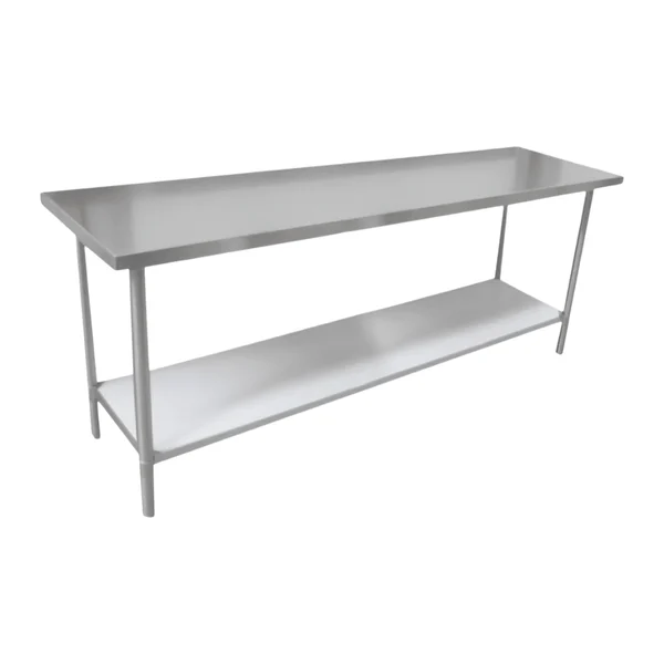 Mesa de Acero Inoxidable 190×60 cm con estante Jameco VENEMC-1900D