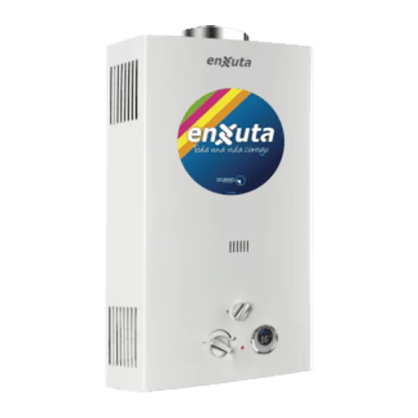 Calentador a gas instantáneo 16 L/min tiro natural | Enxuta TENX16G