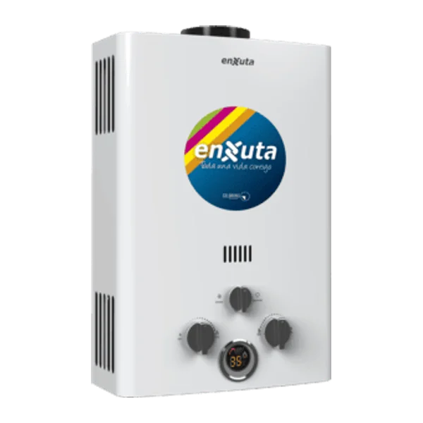 Calentador a gas instantáneo 6 L/min tiro natural | Enxuta TENX6G
