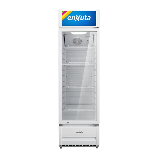 Vitrina refrigerada Enxuta VENX9310 309 L cenefa LED puerta vidrio templado