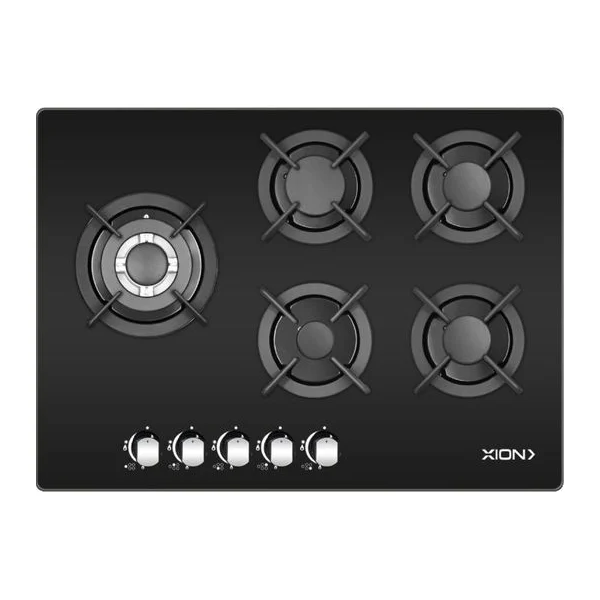 Anafe 5 Hornallas Vidrio Templado XION XI-GH55TGL