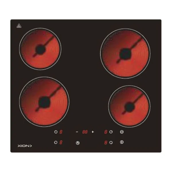 Anafe Eléctrico Vitroceramica 4 Discos XION XI-EH4