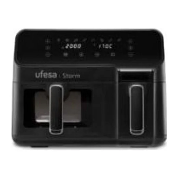 Freidora de aire doble cubeta 9 L digital | UFESA STORM