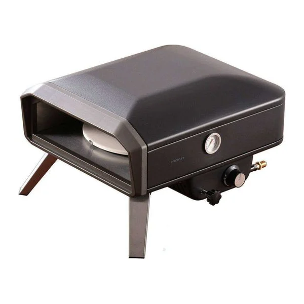 Horno De Pizza A Gas Con Piedra Giratoria Manual XION XI-PIZZA2