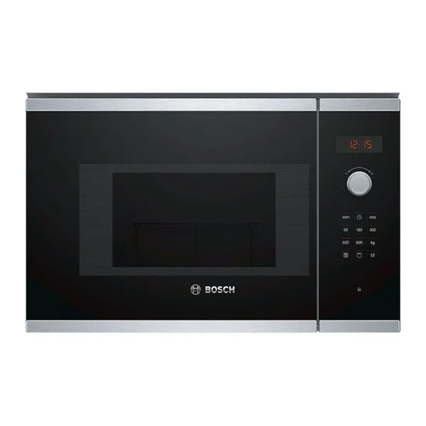 Microondas de empotrar Bosch BEL523MS0 20 L cristal negro grill 1000 W