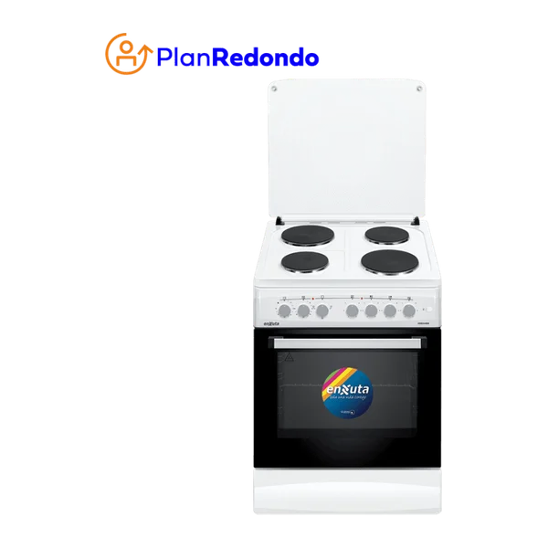 Cocina Eléctrica 4 Discos Eléctricos y Convección | Enxuta CENX5648W