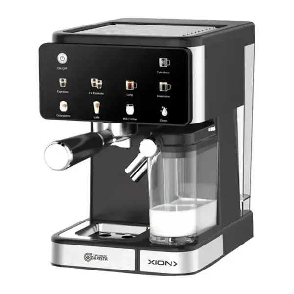 Cafetera espesso con panel digital cold brew + leche automático | XION XI-CM408