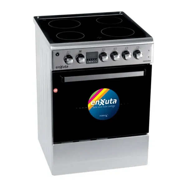 Cocina 4 Hornallas Vitroceramica electrica Enxuta