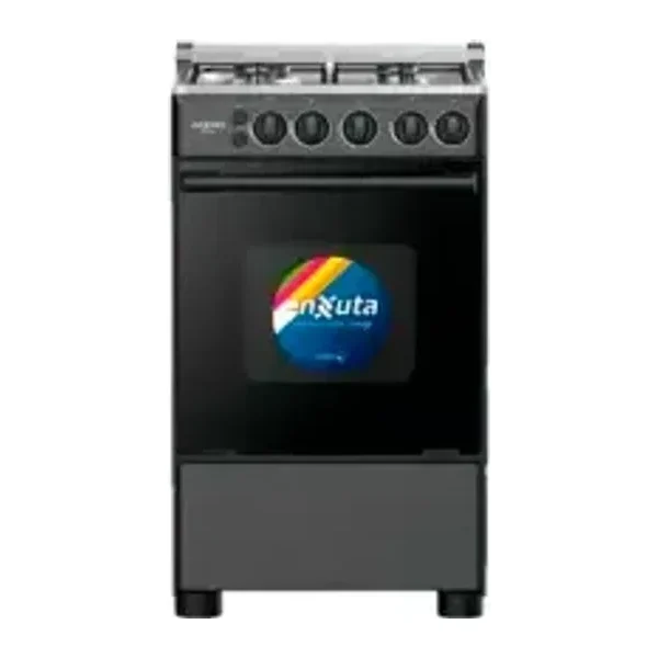 Cocina Supergas 4 Hornallas Negra con Termocupla 50x60 - China | Enxuta CENX9504N
