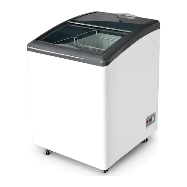 Freezer horizontal exhibidor tapa vidrio 131 litros Moxcold SQ-166