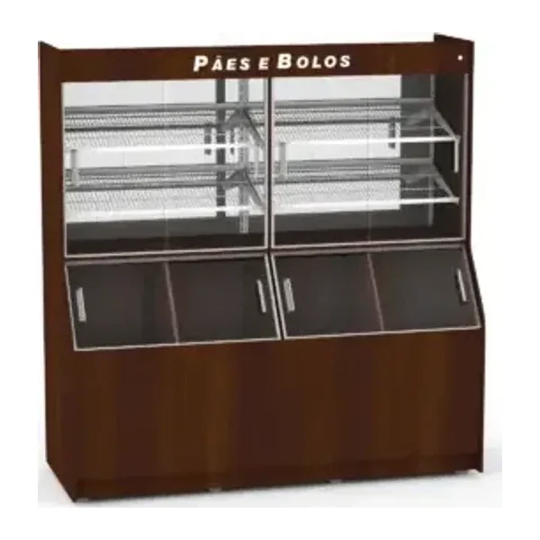 Mueble panera exhibidor 2 mts | Refrimate APPT2000