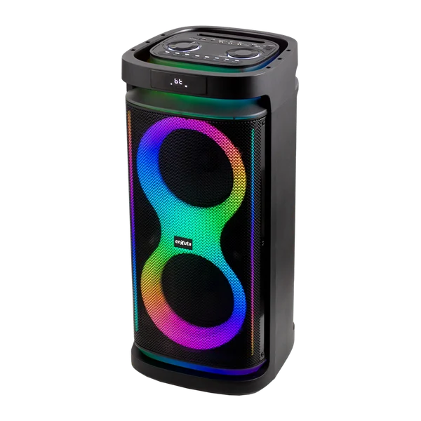 Party box Portátil Enxuta 8”x2 Bluetooth, 1.000 Watts | Enxuta PBENX298D100