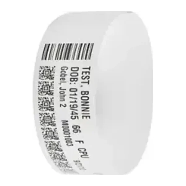 Pulseras rollo x 100 adultos blancas para LTT422 | 3nStar WB25279