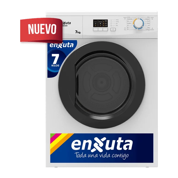 Secarropa Carga Fontal Blanco por ventilacion de aire | Enxuta SENX870