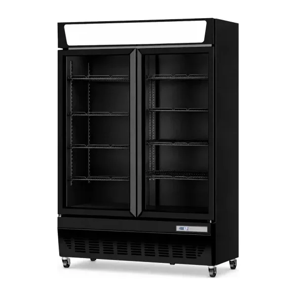 Visicooler 2 puertas 739 litros con cenefa publicitaria Moxcold SC-T817
