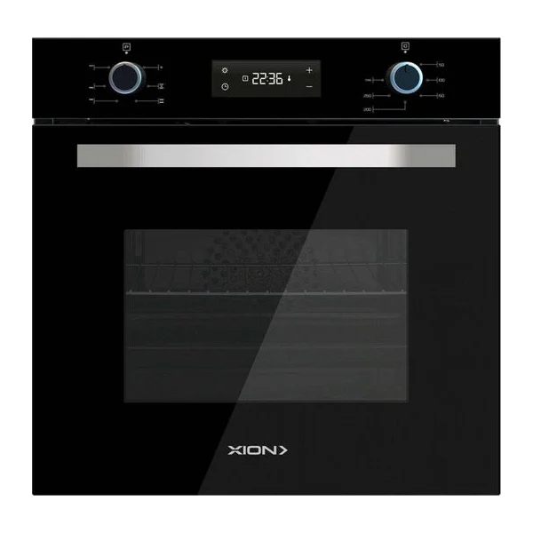 Horno de empotrar 60 cm digital frente vidrio negro | XION XI-HDE80B