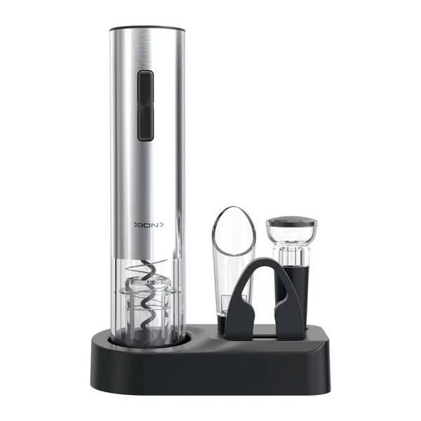 Kit descorchador eléctrico recargable total inox | XION XI-WINE15