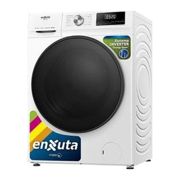 Lavarropa automático inverter carga frontal 10,5 kg blanco | Enxuta LENX161050