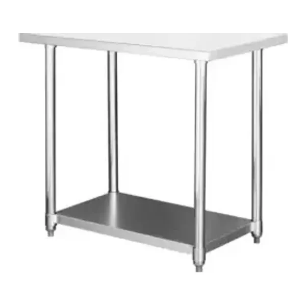 Mesa de Acero Inoxidable 90x60 cm con estante | Jameco WT-900CE