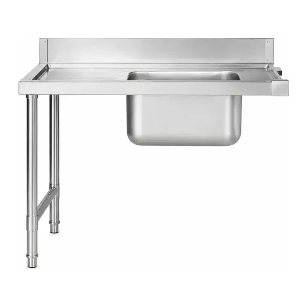 Mesa de Entrada con Pileta para Tren de Lavado 110x74 cm Kuma HTC-43 Izquierda