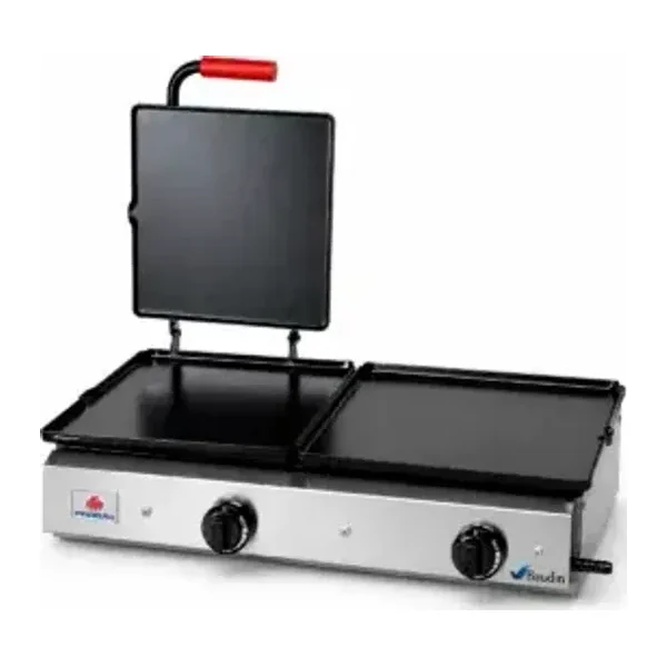 Plancha Doble a Gas con Prensa 70 cm | Progas PR-700GNEW