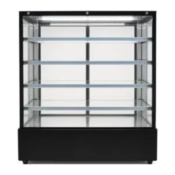 Vitrina Confitera Neutra Vertical 1,50 m Base de Mármol | Sanao S-DDC-15W