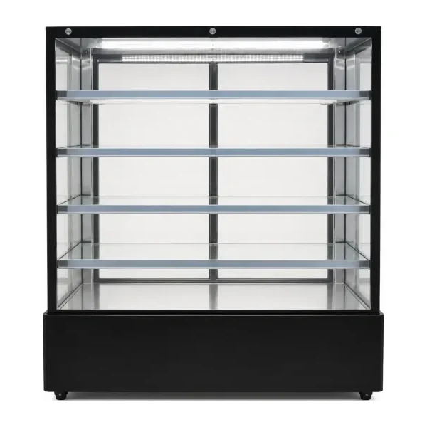 Vitrina Confitera Neutra Vertical 1,50 m Base de Mármol | Sanao S-DDC-15W