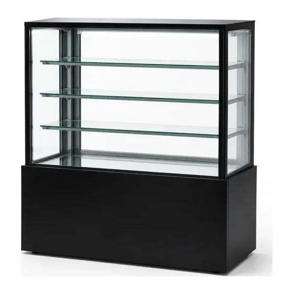 Vitrina Confitera Refrigerada 3 Niveles 4 caras de vidrio Sanao BX-1200