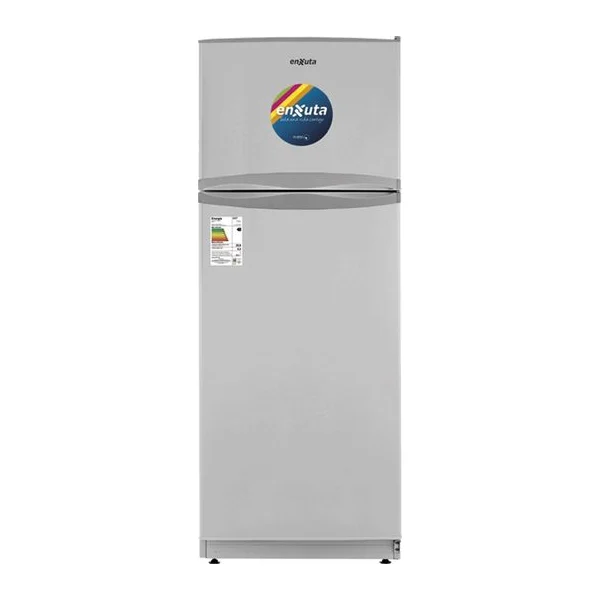 Heladera con freezer 264 litros frío húmedo en silver | Enxuta RENX24280FHS