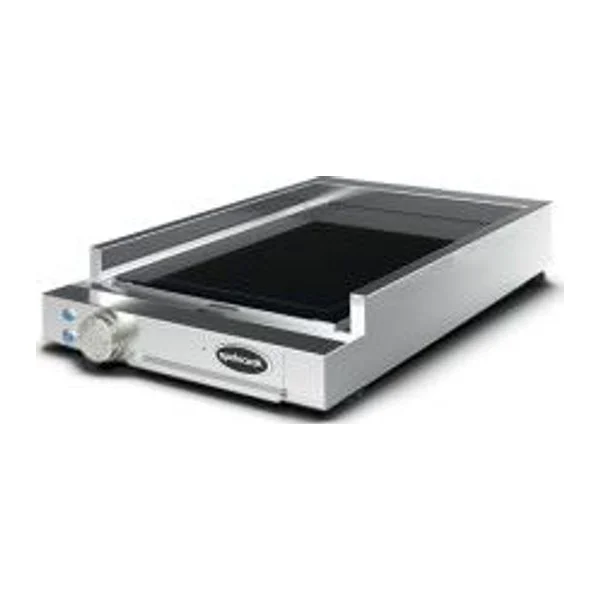 Plancha de vitrocerámica lisa 44 x 28 cm | Spidocook SP200