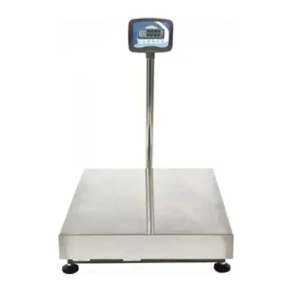 Plataforma de pesaje 150 kg 60x60 cm acero inox