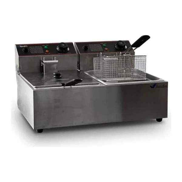 Freidor 6 lts Doble Eléctrico | Demet HEF-82A