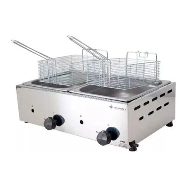 Freidor 3,3 lts doble a gas | Venancio SFG212