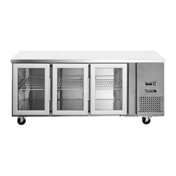 Bajo Mostrador 3 Puertas con Vidrio Ventus