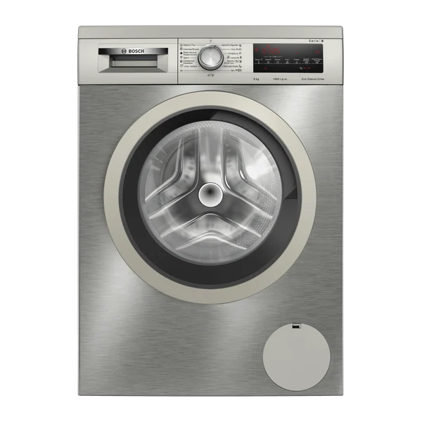 Lavarropas Bosch WUU28T6KES 9 kg 1400 rpm acero inoxidable