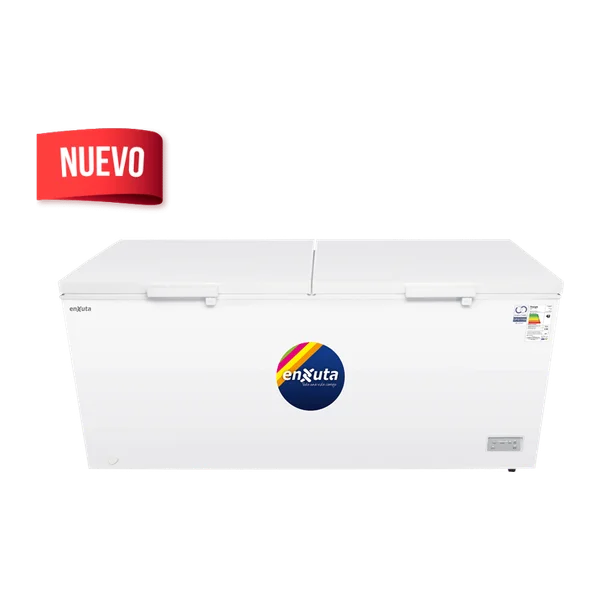 Freezer horizontal Enxuta FHENX22710 708 L doble puerta R290