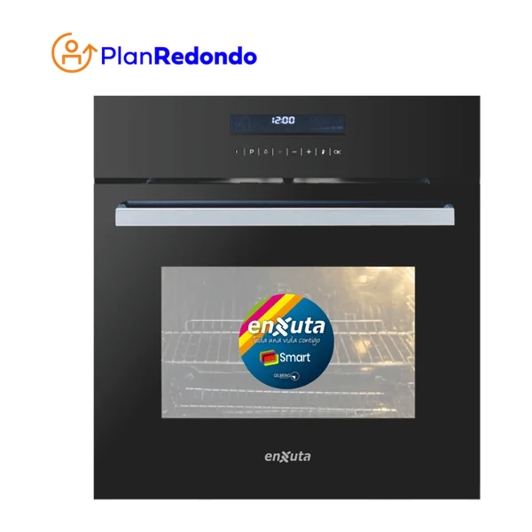 Horno empotrable Enxuta HEENXS3800DNG 73 L display touch vidrio negro