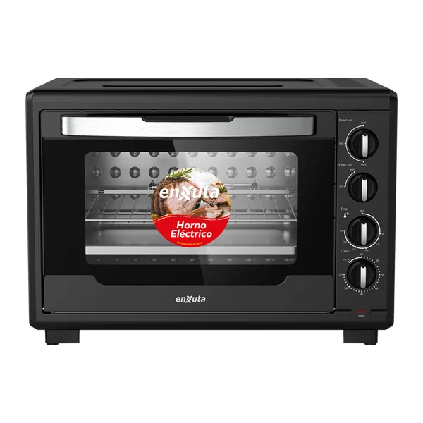 Horno eléctrico Enxuta HENX055N 55 L 2000 W termostato 230 °C