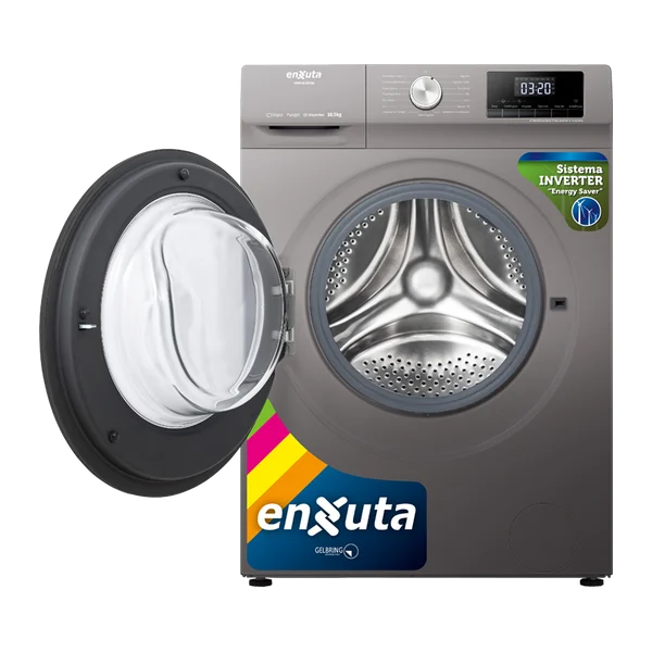 Lavarropa carga frontal 10,5 kg inverter | Enxuta LENX161050