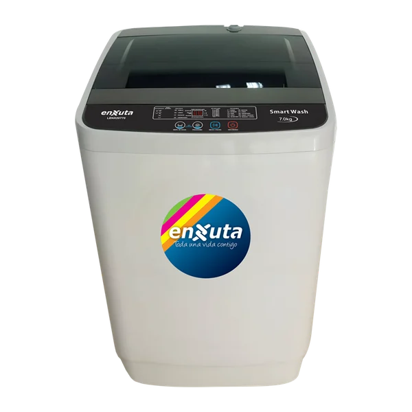 Lavarropa Enxuta LENX20770 7 kg panel digital bomba cuba inox