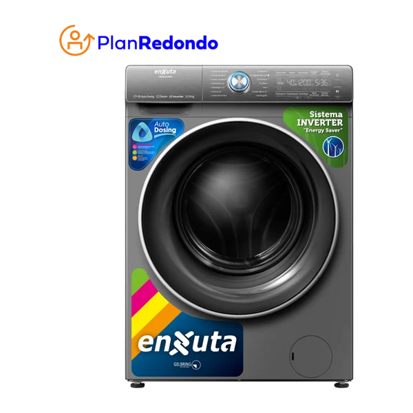 Lavasecarropas Enxuta LSENX161280S 12 kg inverter 1400 RPM