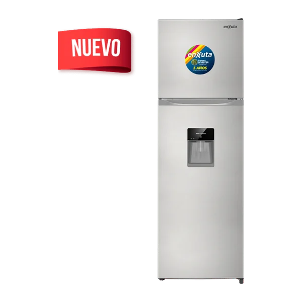 Refrigerador 298 L Enxuta RENX1300DI inverter con dispensador inox