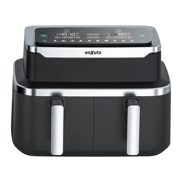 Freidora sin Aceite Doble Canasto 9 Litros - Enxuta | Enxuta SDAENXFSA2222